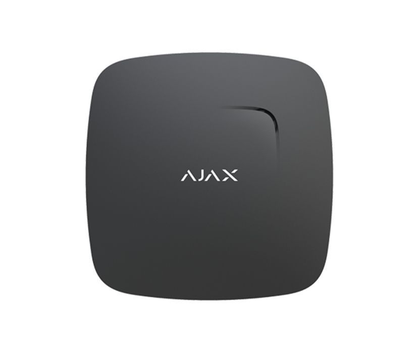 AJAX FireProtect, zwart, draadloze optische rookmelder