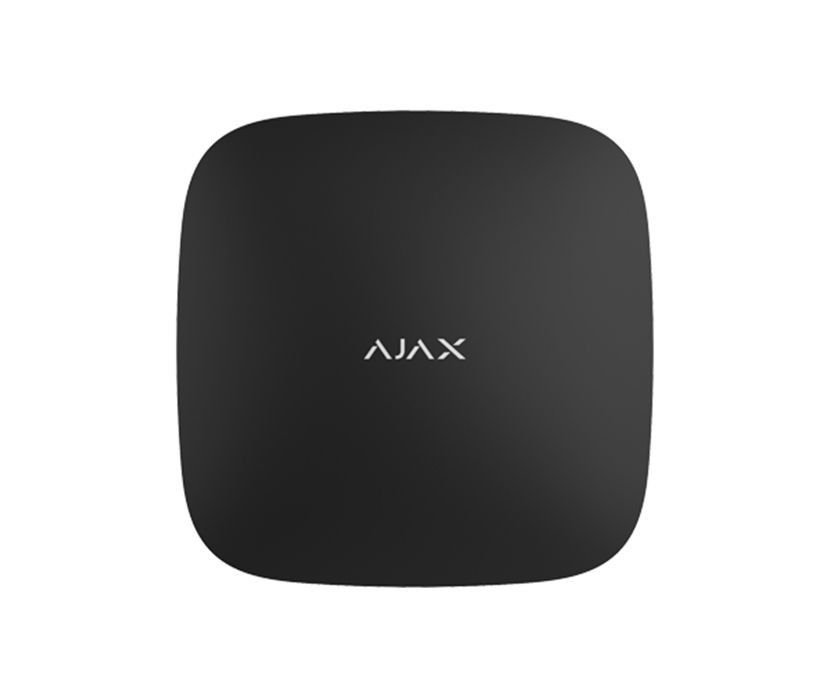 AJAX Hub, zwart, met GSM en LAN communicatie