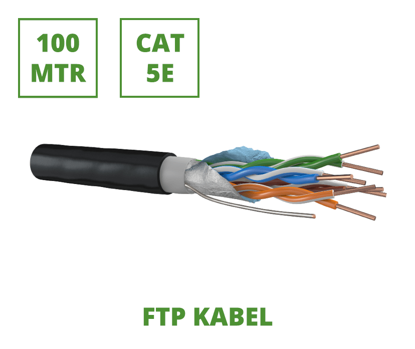 Outdoor FTP kabel 100 mtr. CAT5E / afgeschermd
