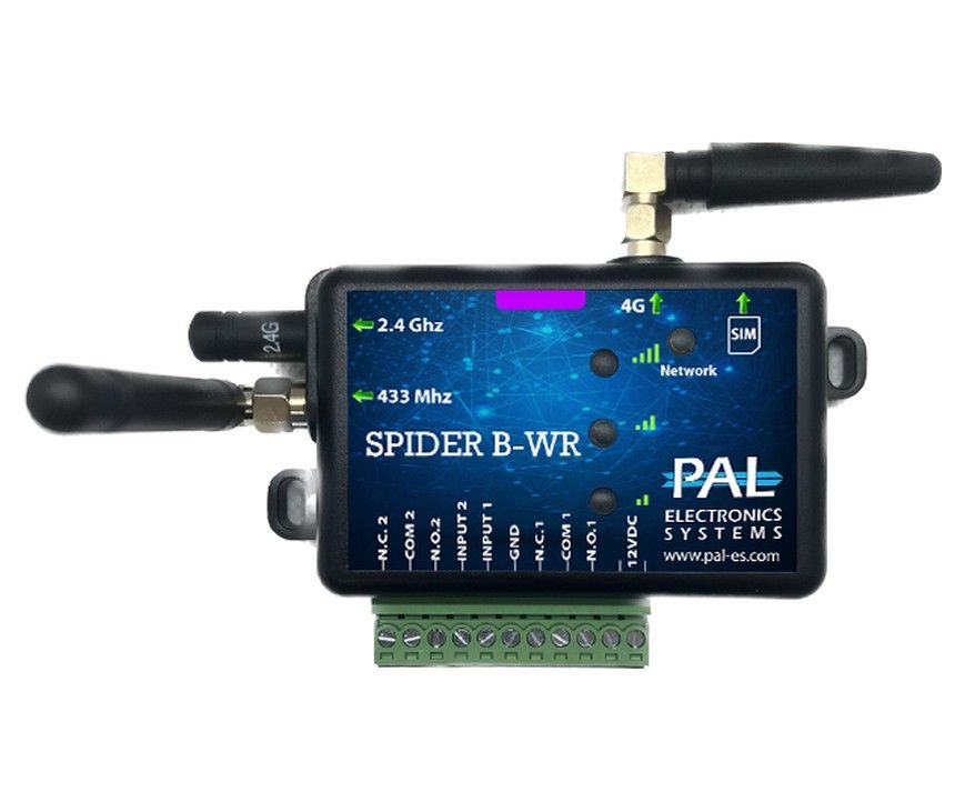 GSM module PAL SPIDER BLUETOOTH met ontvanger, 2x output / 2x input