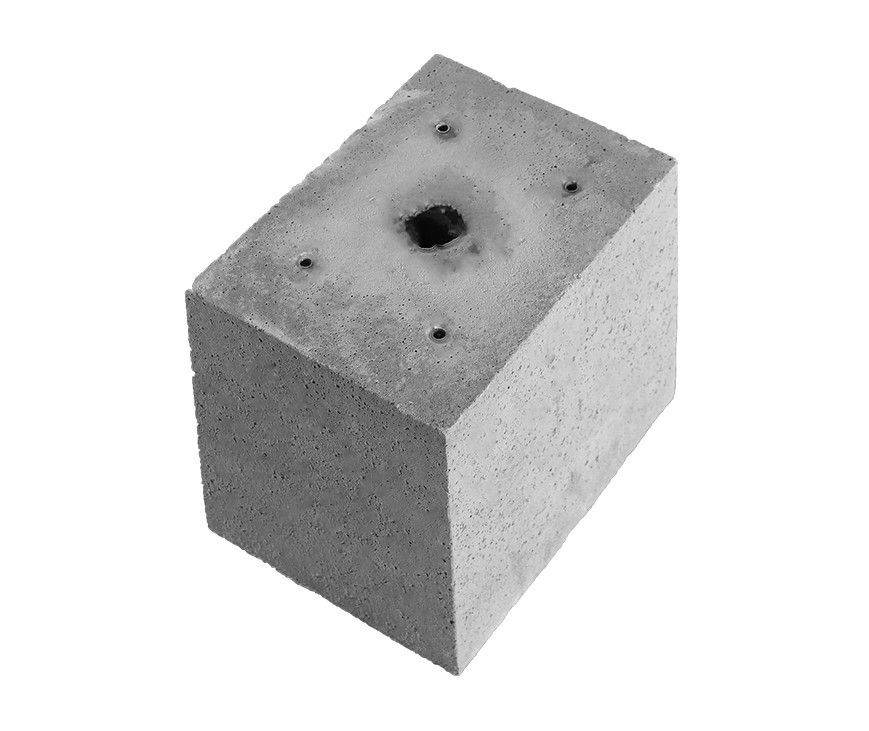 Prefab betonsokkel voor slagboom EVA.5, LADY, LIMIT4 en DIVA.3