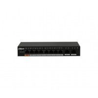 Netwerk 8-Port FAST Ethernet PoE Switch, 1 ingang / 8 x PoE uitgang