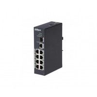 Netwerk 8-Port PoE Switch, 1 ingang / 8 x PoE uitgang