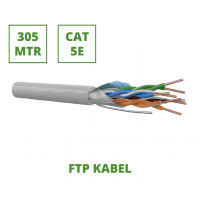 Indoor FTP kabel 305 mtr. CAT5E / afgeschermd