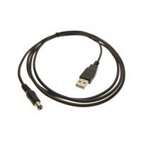 USB power kabel 1,0 mtr zwart