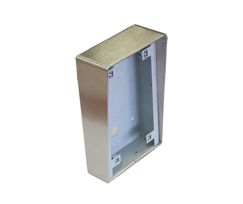 RVS behuizing voor gecodeerd toetsenbord, opbouwmontage RVS behuizing voor gecodeerd toetsenbord, opbouwmontage