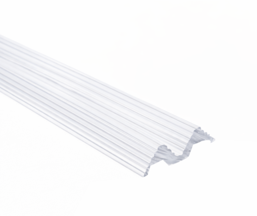 Transparante strip aluminium boom DIVA.3