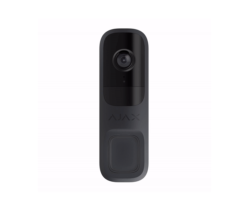 AJ-DOORBELL ZWART
