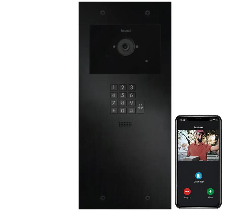 Fasttel video intercom met codepaneel