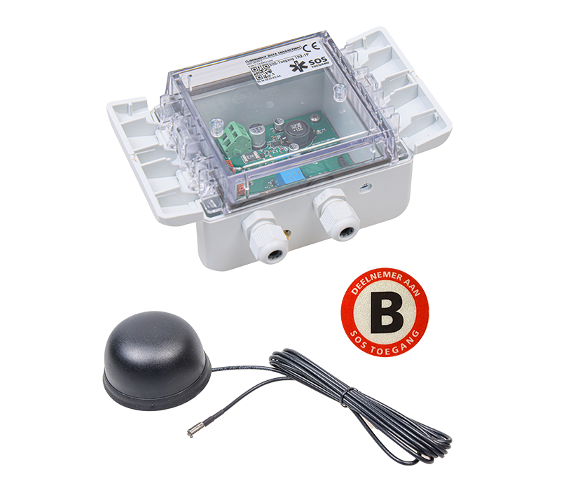 SOS Toegang module lange sluitertijd (120 sec) + antenne + sticker
