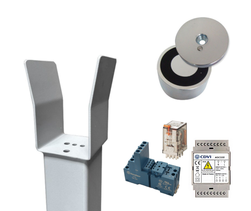 Vangmuil met kleefmagneet set voor EVA.AF opvangpaal