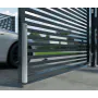 Locinox elektrische grondgrendel ELECTRADROP-R-P - zilver op draaipoort
