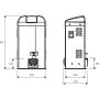 Schuifpoortmotor BISON25 OTI 230V