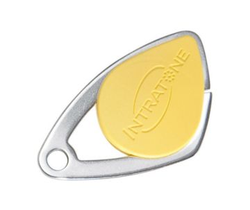 Intratone proximitybadge RVS geel