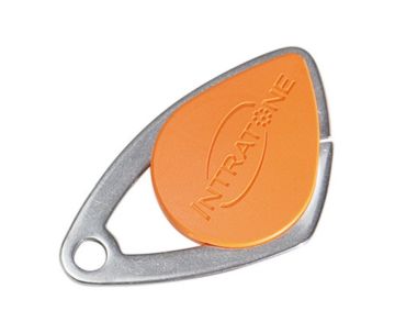 Intratone proximitybadge RVS oranje