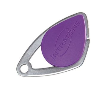 Intratone proximitybadge RVS paars