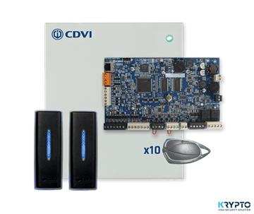 KIT ATRIUM KRYPTO A22K met 2x K2 lezer zwart