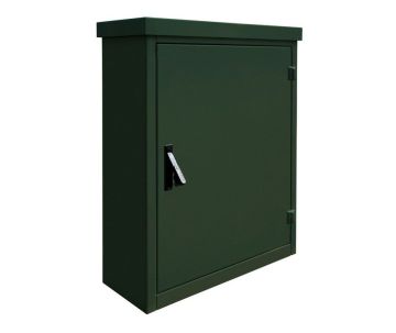 Meterkast RVS RAL6009 met 1 deur buitengebruik