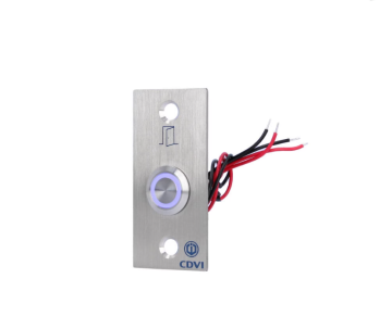 RVS drukknop inbouw met verlichting NO/NC