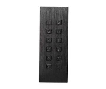 Fasttel codepaneel opbouw zwart FTB23K