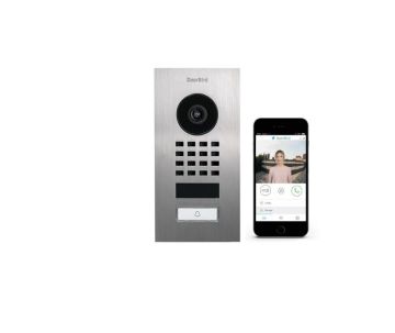 DoorBird IP videofoonset D1101V inbouw RVS, 1 drukknop