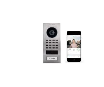 DoorBird IP videofoonset D1101V opbouw RVS, 1 drukknop