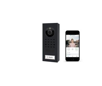 DoorBird IP videofoonset D1101V opbouw GRAFIET ZWART RVS