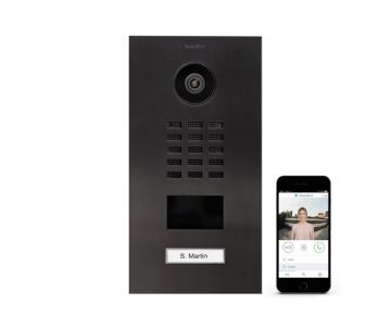 DoorBird IP video intercom D2201V RVS TITANIUM-FINISH