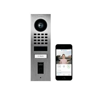 DoorBird IP videofoonset D1101FV opbouw RVS met vingerscanner