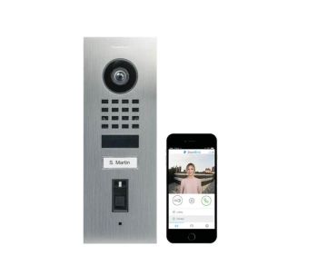 DoorBird IP videofoonset D1101FV inbouw RVS met vingerscanner