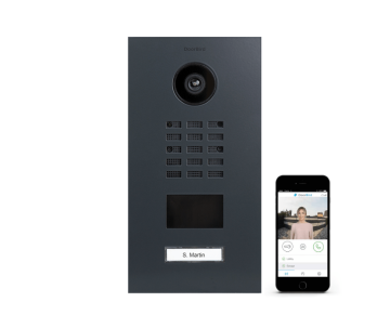 DoorBird IP videofoonset D2101V RVS RAL7016