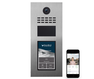 DoorBird IP videofoonset D31TDV RVS, display