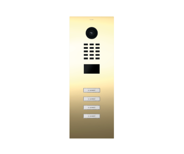 Outlet: DoorBird IP videofoonset D2104V ECHT MESSING, 4 drukknoppen