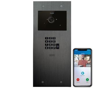 Video intercom IP Large Fasttel FT600VKK-L, 1 drukknop, codepaneel