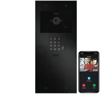 Video intercom IP Large Fasttel FT600VKK-L, 1 drukknop, codepaneel
