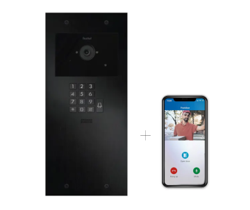 Video intercom IP Large Fasttel FT600VKK-L, 1 drukknop, codepaneel