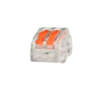 Transparante lasklem universeel 2-voudig 0,5-4 mm², 50 stuks