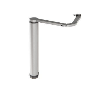 Locinox poortsluiter VENUS met knikarm - zilver