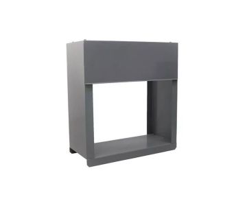 CAM meterkastfundatie voor 403200 RVS RAL 7037
