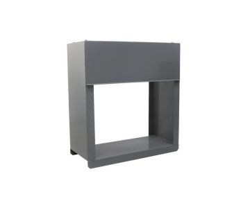 Meterkastfundatie voor 400700 RVS RAL7037