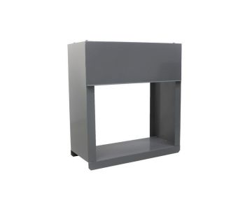 Meterkastfundatie voor 400800(H) RVS RAL7037