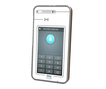 Video intercom PAL met multifunctioneel display - wit