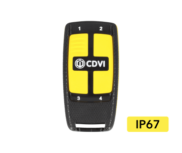 Handzender CDVI robuust 4-kanaals S10TR2641E4