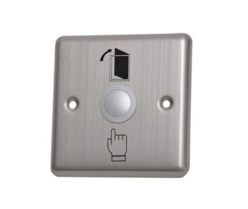 RVS drukknop vierkant inbouw