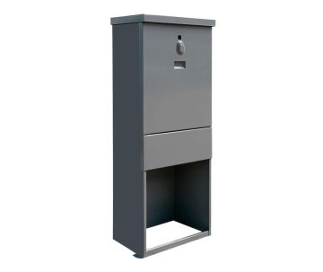 Straatkast RVS incl. sokkel - groot