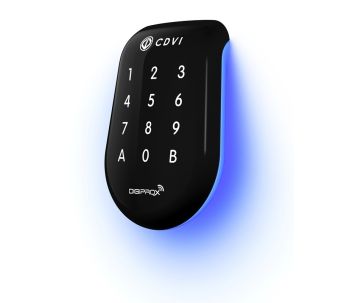 Proximity lezer SOLAR met codepaneel zwart
