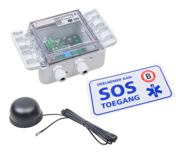 SOS Toegang standaardset: 2.0 module + antenne + sticker