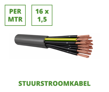 Verkeerspaal kabel GL.CABLE 16x1,5 voor SPARTACUS & MAXIMUM, per mtr