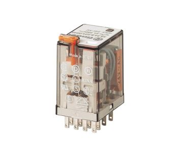 FIN 55 relais 4W/7A 24Vac, 4 wisselcontacten