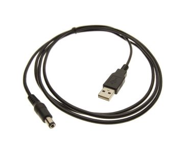 USB power kabel 1,0 mtr zwart